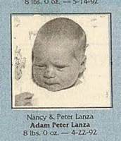 Birth Notice of Adam Lanza published in a newsletter in Exeter, New Hampshire where the Lanza family lived at the time. 